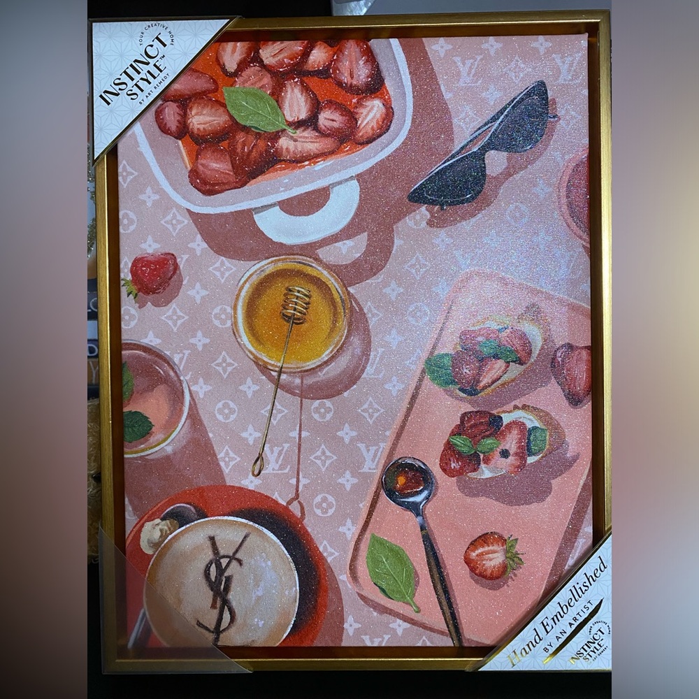 NWT LV, YSL Designer wall art